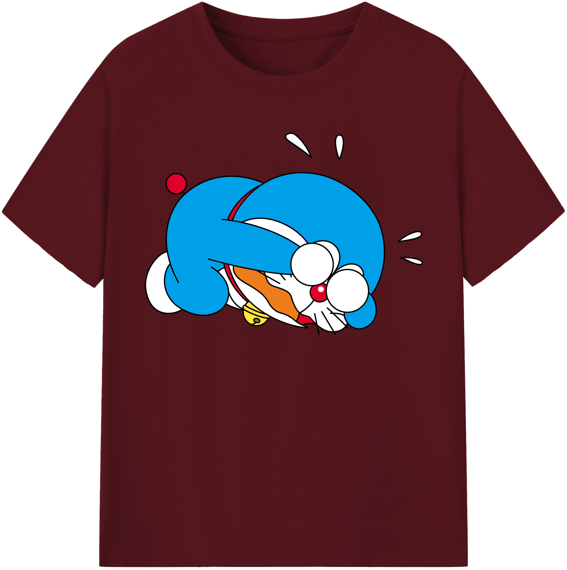（画像用） ドラえもん Doraemon 綿100％半袖Tシャツ（フロントプリント）